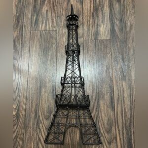Black Metal Eiffel Tower Paris France Wall Decor